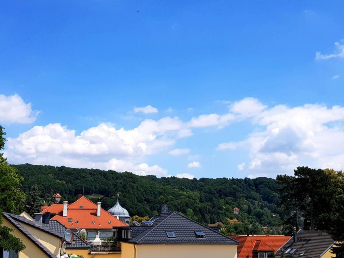 Ferienwohnung Elbhangblick - Fur 2 Personen Drezda Kültér fotó